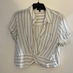 Madison, cropped shirt, size L